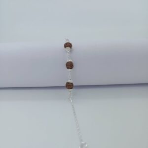 Silver 3 Rudrax Gents Rakhi
