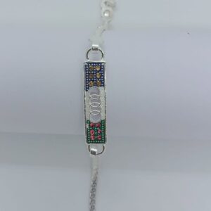 Silver Rakhi Audi Logo