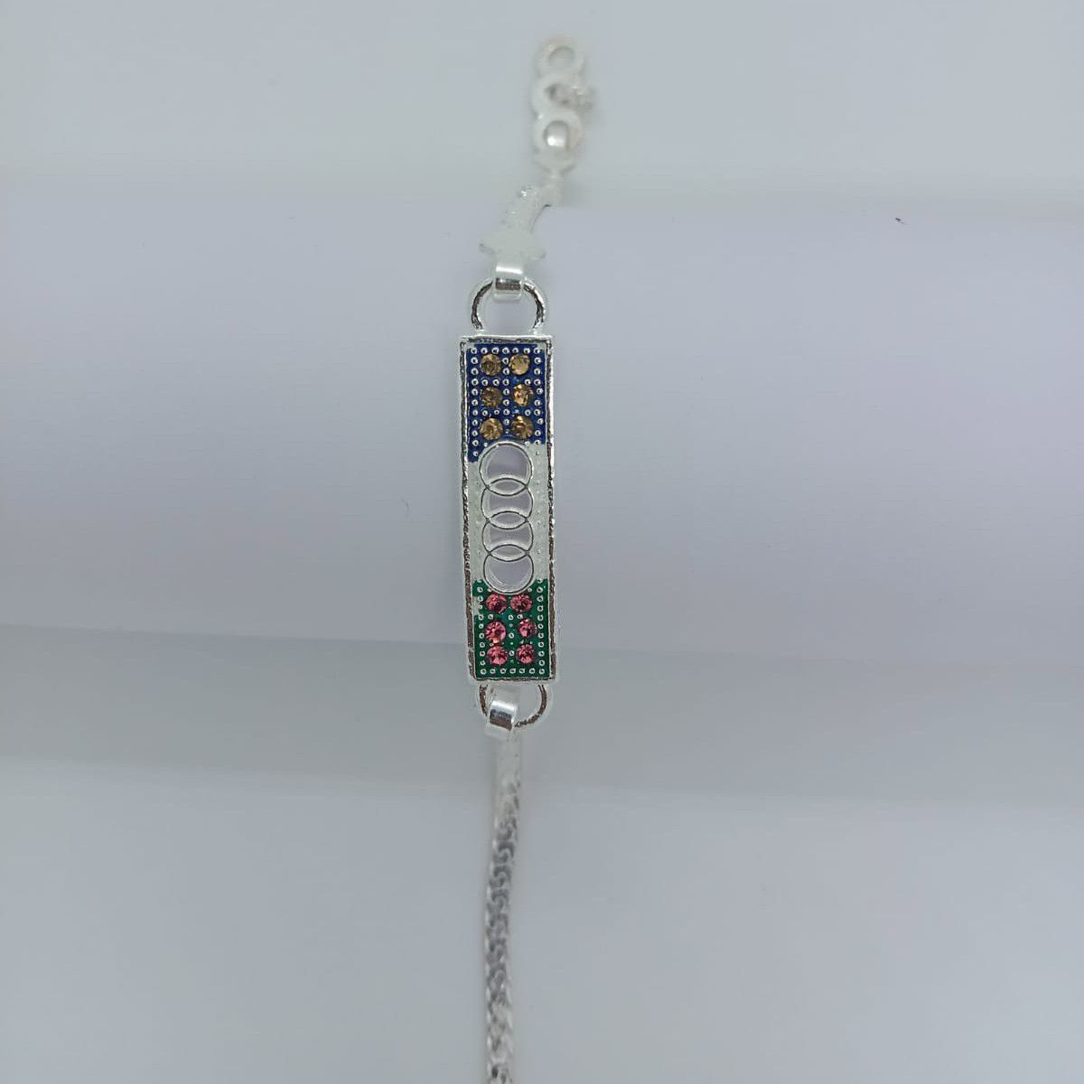 Silver Rakhi Audi Logo