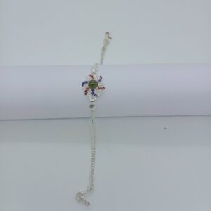 800 silver attractive rakhi