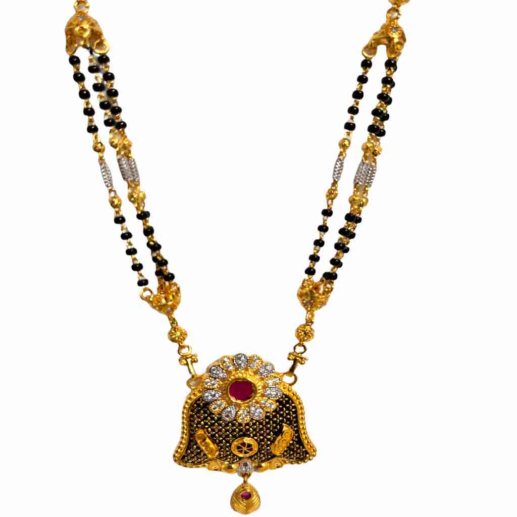 1Gm Plated gold regular mangalsutra