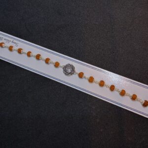 Silver Rakhi Om Piece R15