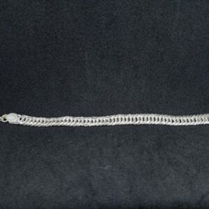 Silver bracelet double lucky