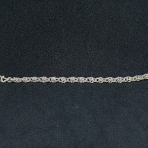 Silver Bracelet Single Line Fancy Agra