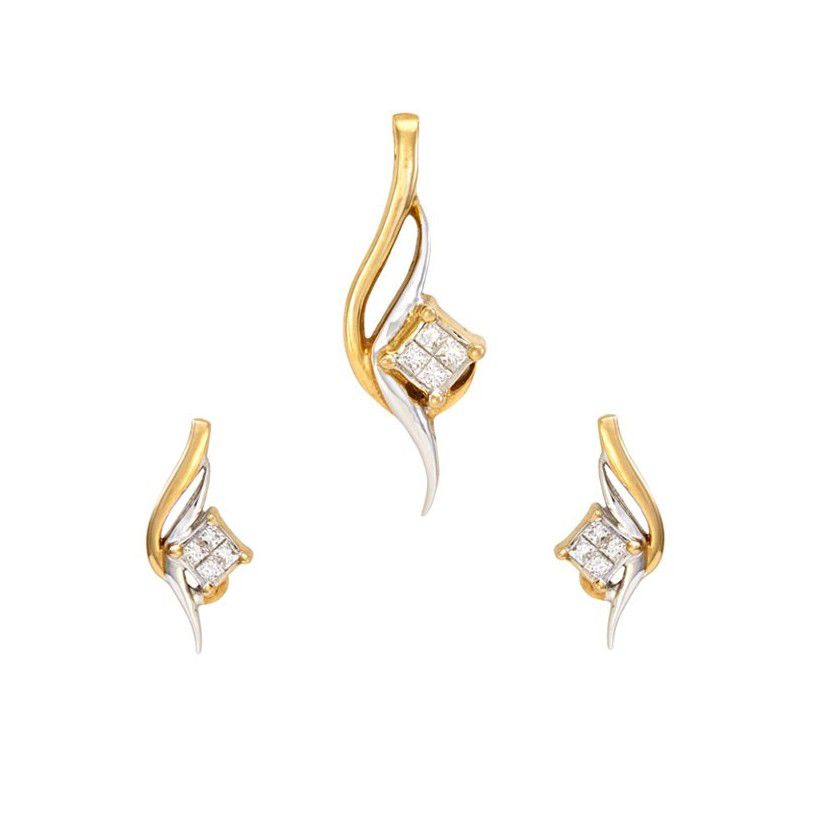Gold Pendant Set For Women Latest Design