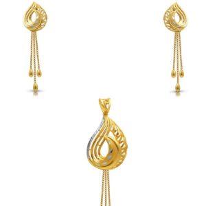Gold Pendant Set