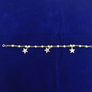 92.5 Silver Star Design Bracelet