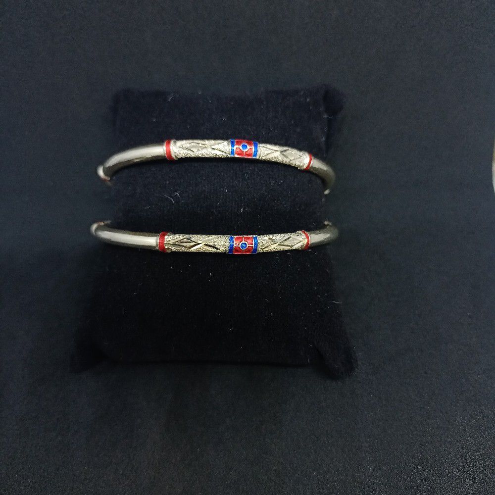 92.5 Silver Bangles Mina Kadali B27