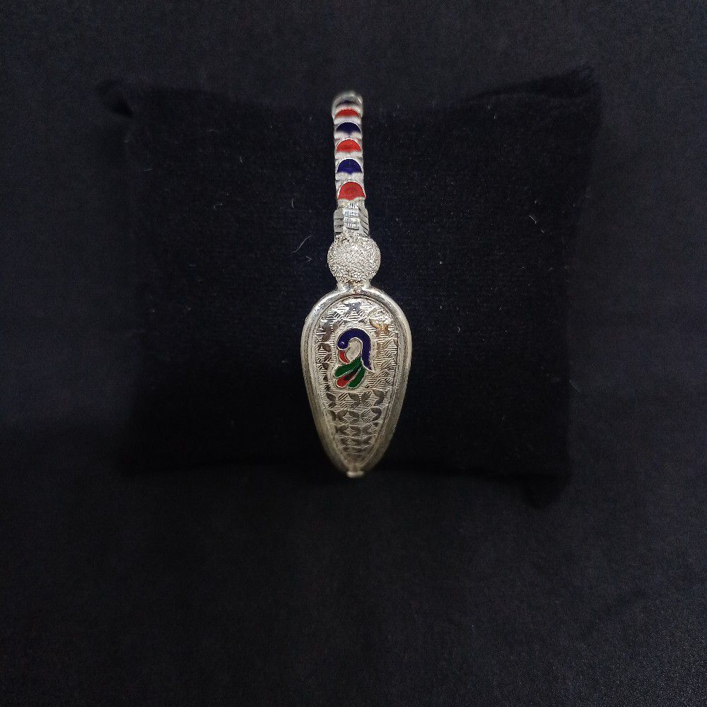92.5 Silver Bangles Single Hand Kadali