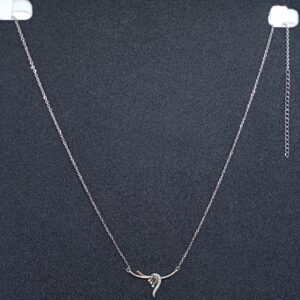 92.5 silver dokiya micro chain s shape pendant