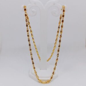 Gold chain mala type