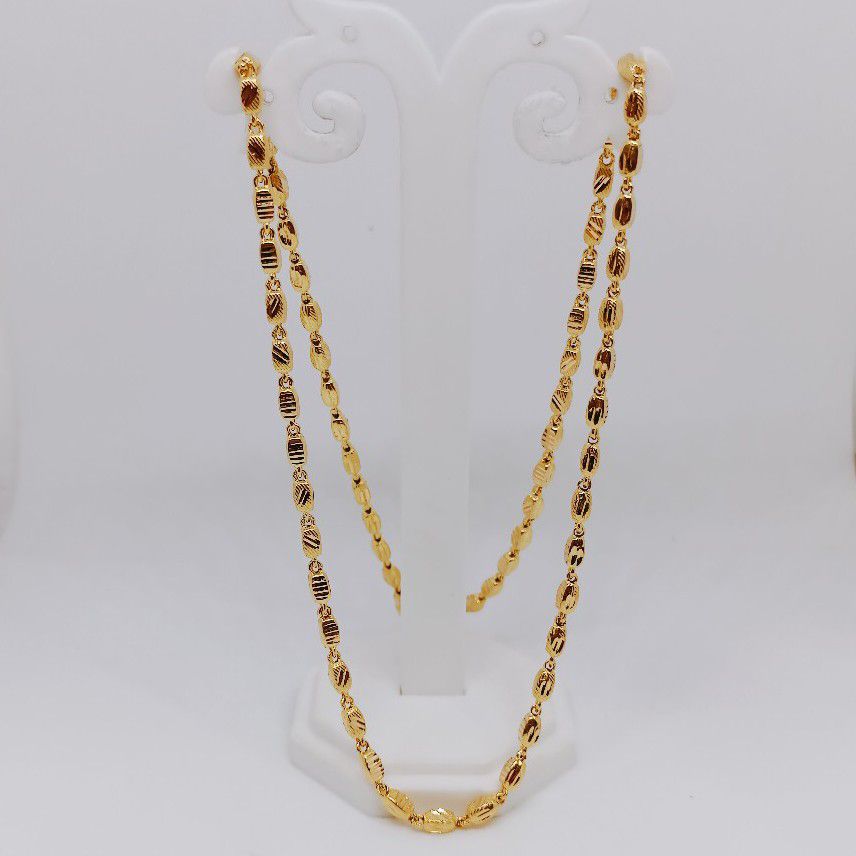 Gold chain mala type