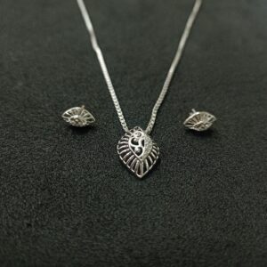925 Silver pendant chain Set