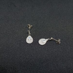 925 Silver Drop Shape Earring