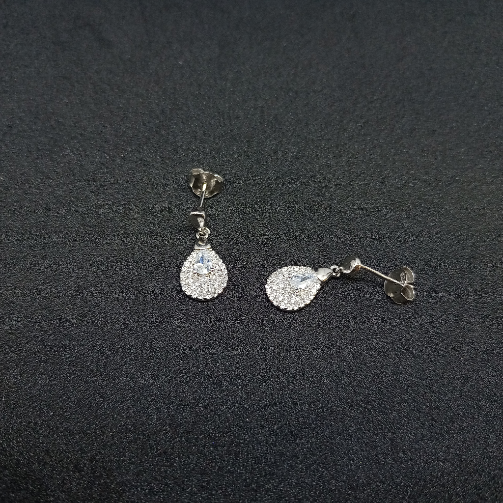 925 Silver Drop Shape Earring