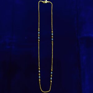 Gold chain vertical  ball