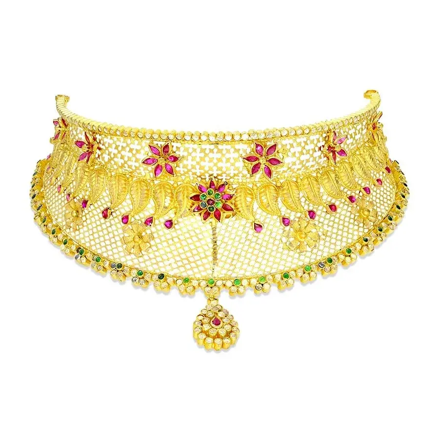 Gold chokar set