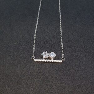 Star circle pendant chain
