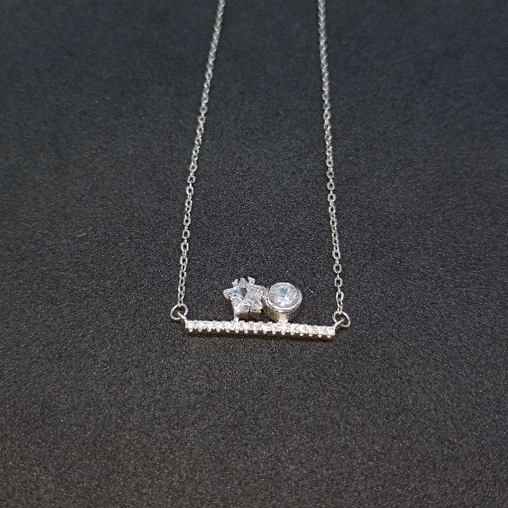 Star circle pendant chain