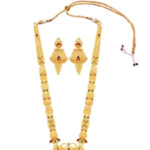 Gold kalkati mina necklace 22 k hallmark