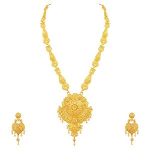 Gold 22 k hallmark necklace set