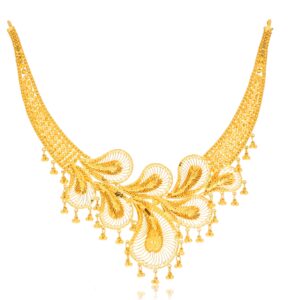 Gold fancy necklace