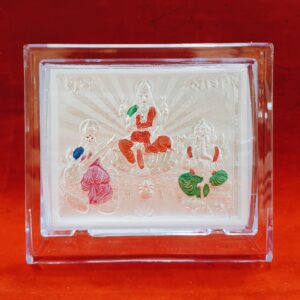 Laxmi ganpati saraswati 999 silver freem