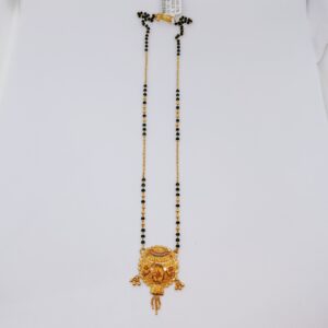 Gold 22k hallmark  kalkati design mangalsutra dokiya