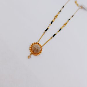 Suryamukhi design mangalsutra