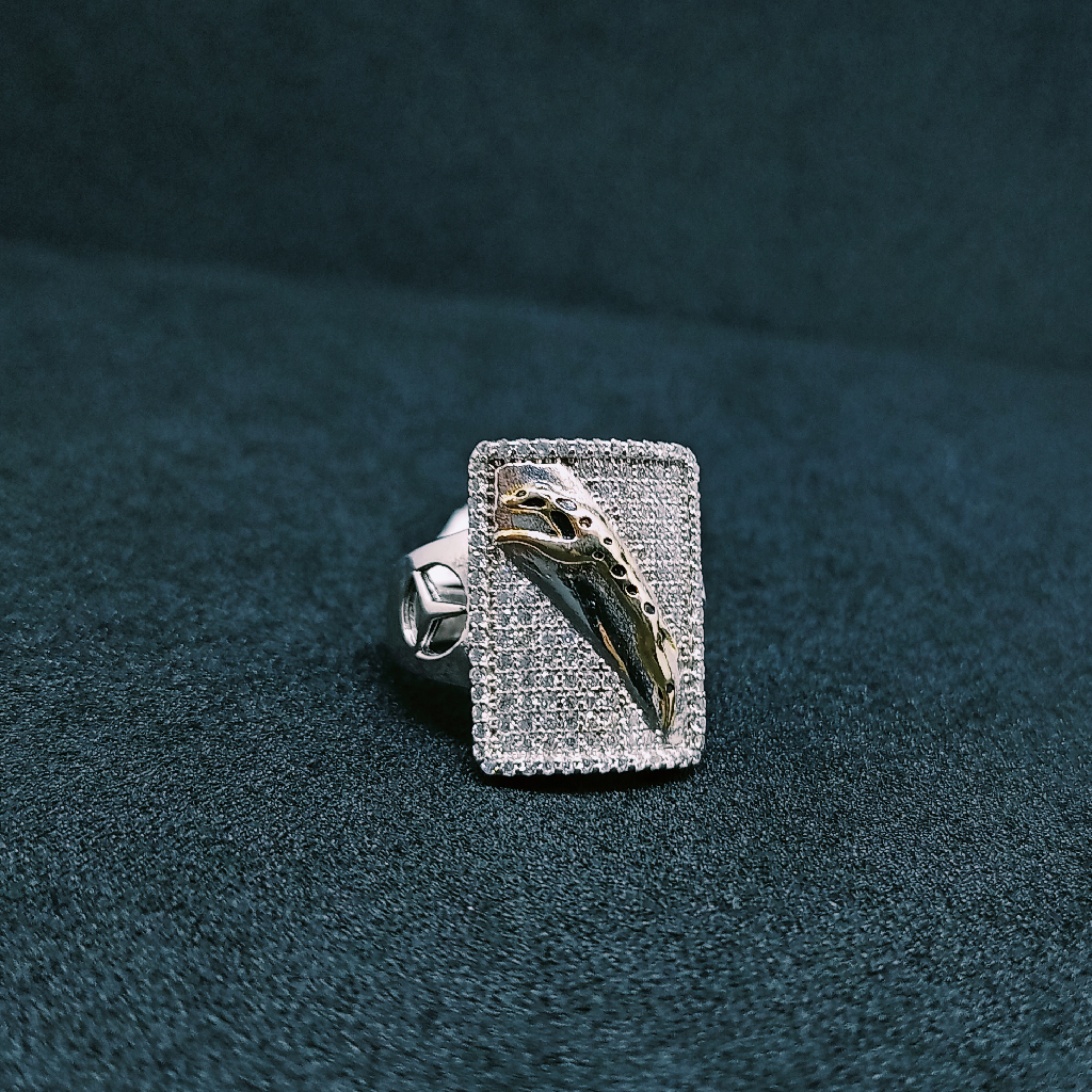 Silver Jaguar rings