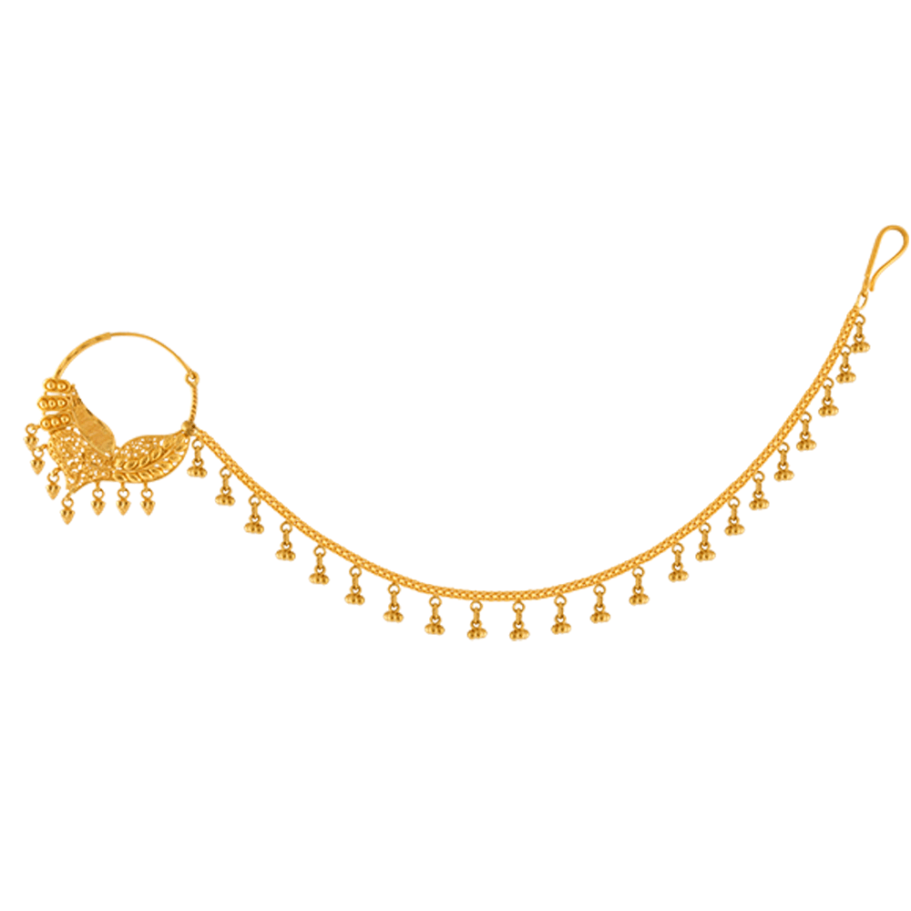 gold fancy design nath