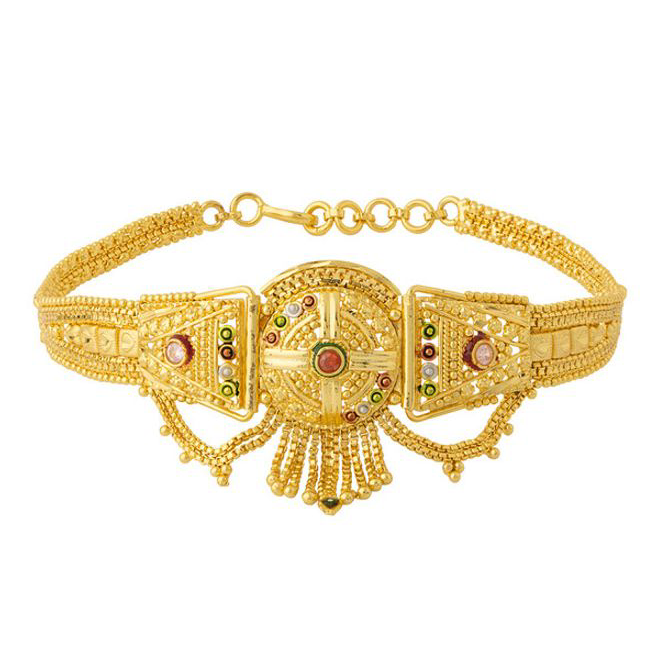 GOLD BAJUBAND SIMPLE DESIGN