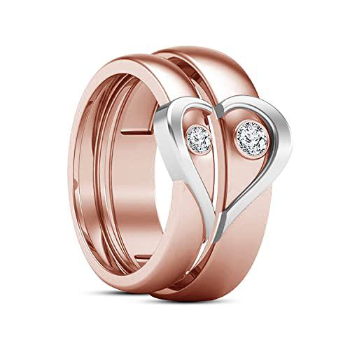 Rose Gold Couple Ring