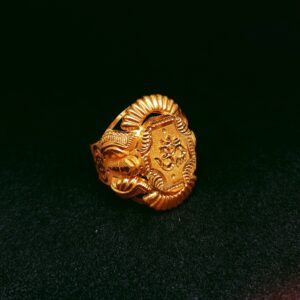 916 Gold Nazrana Om Design Ring