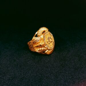 916 Gold Nazrana Om Design Ring