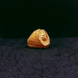22k Gold ganpati ring