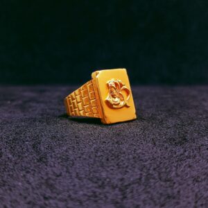 916 gold om with  sankar design ring