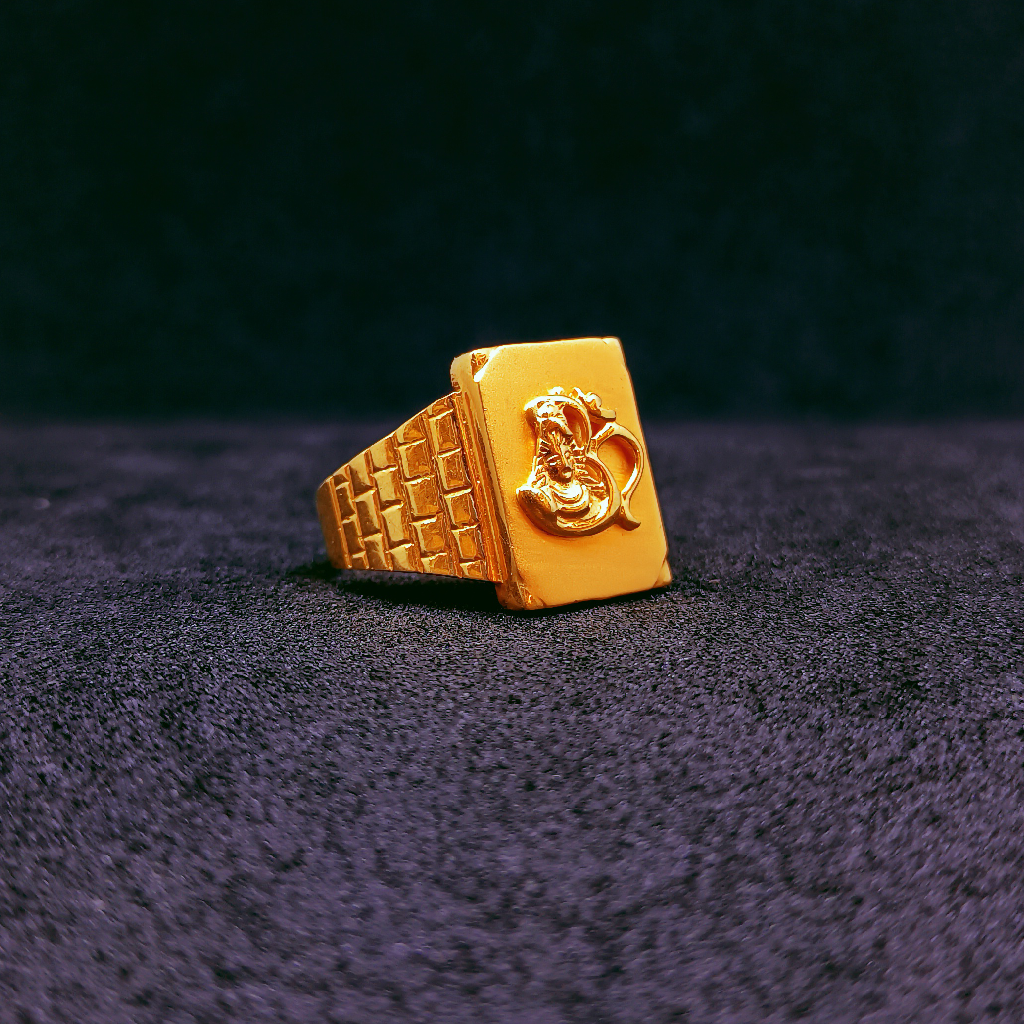 916 gold om with  sankar design ring