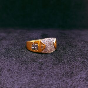 22k Gold with diamond ring