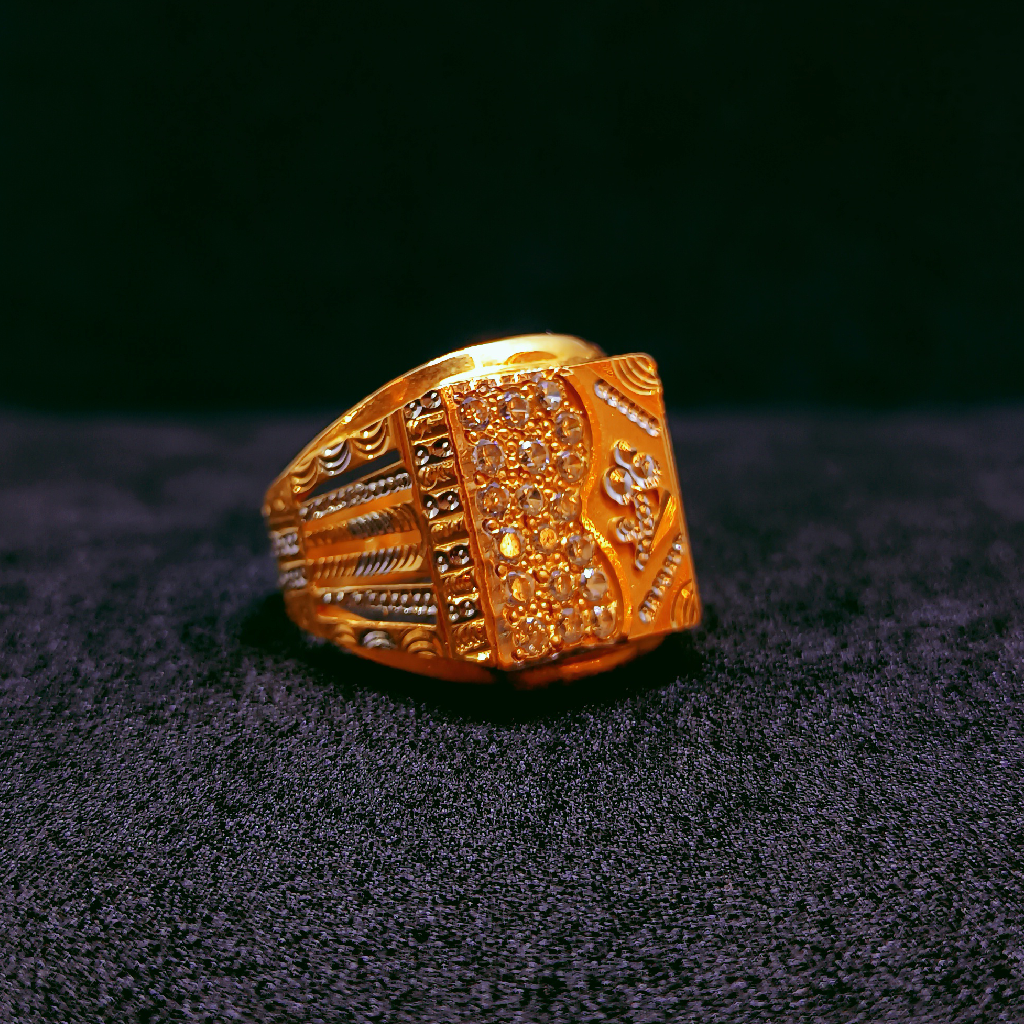 22k gold trending design ring