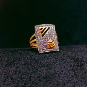 22k gold om new design ring