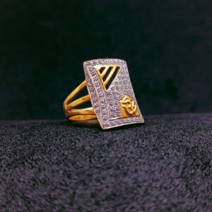 22k gold om new design ring