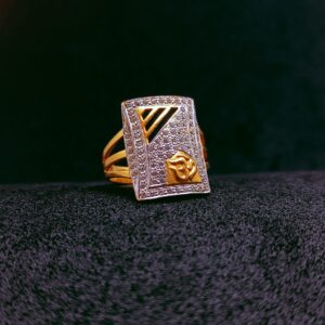 22k gold om new design ring