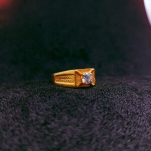 22k Gold Single Stone Ring