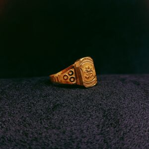 22k gold om ring