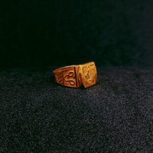 22k yellow gold ring