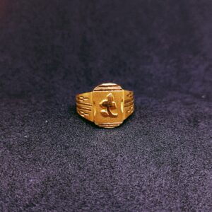Nakkar gold plain Ring