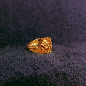 22k gold fancy handmade design ring