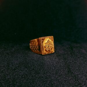 22k Gold Lord Ganesha Ring