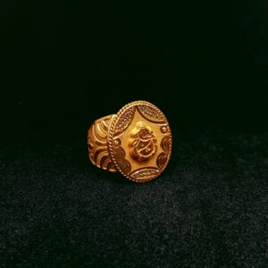 Gold ganpatiji ring